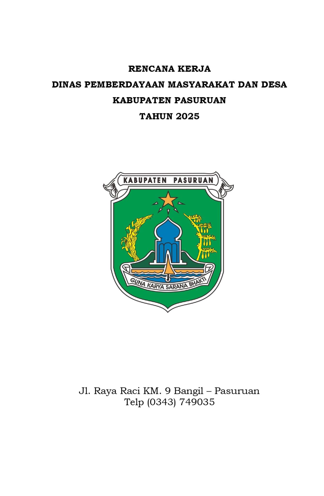 RENJA DPMD TAHUN 2025