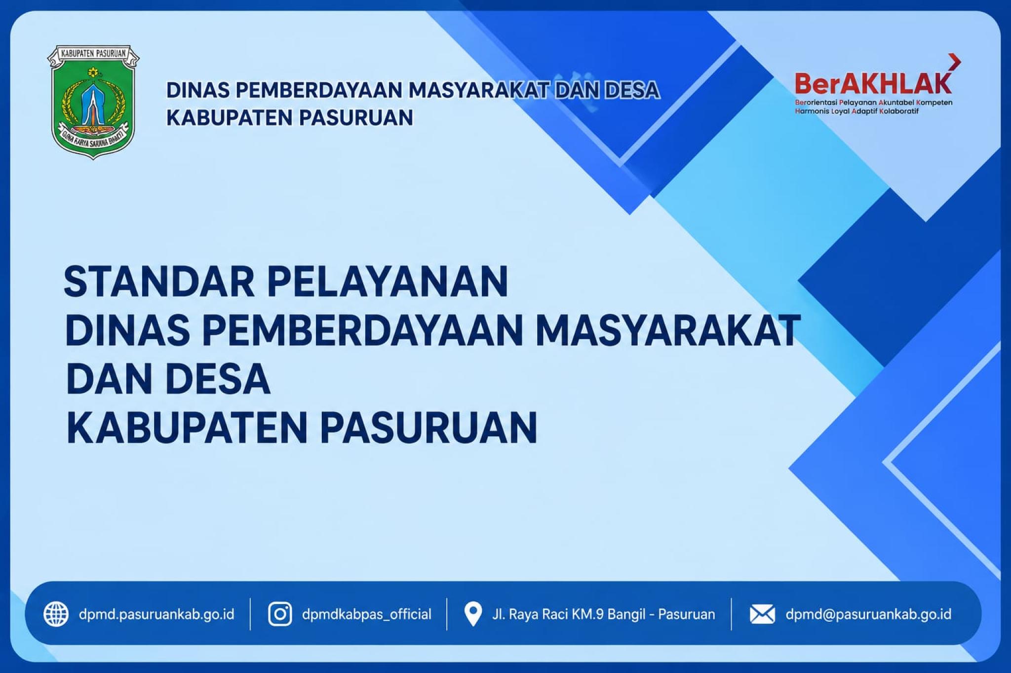 Standar Pelayanan DPMD