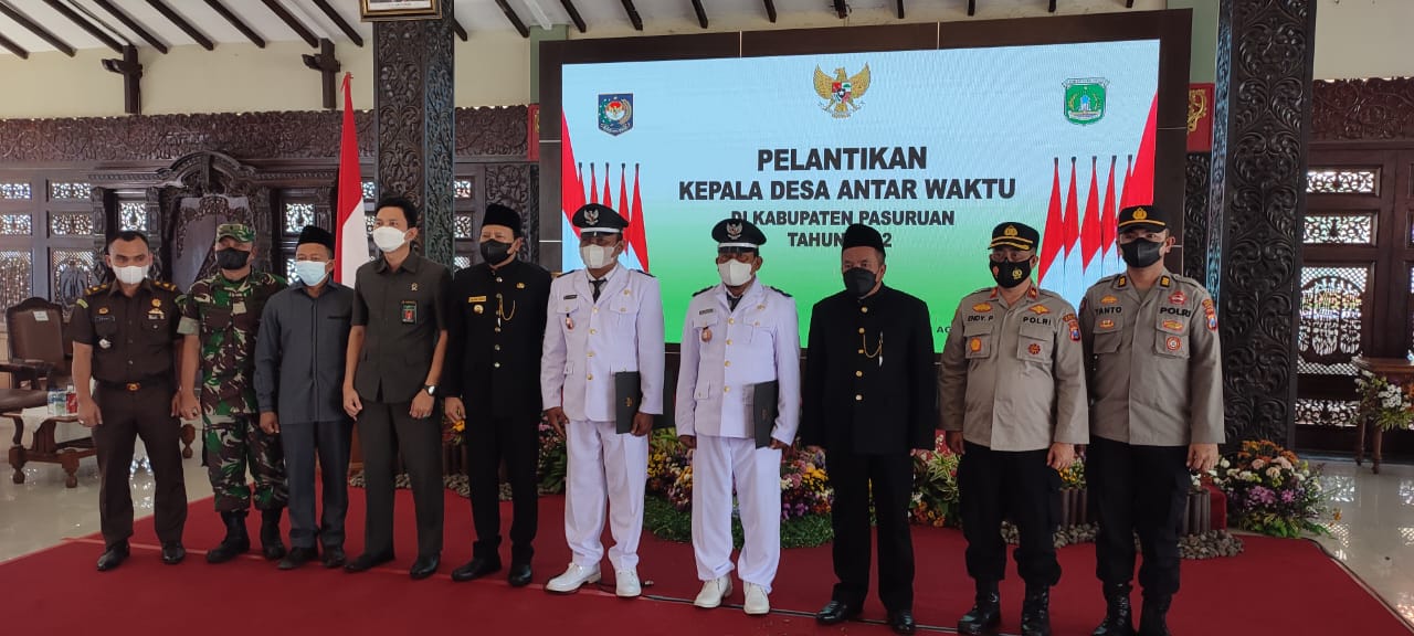 Pelantikan Kades Desa Kepuh Kec Kejayan dan Kades desa GROGOL Kec gondang Wetan