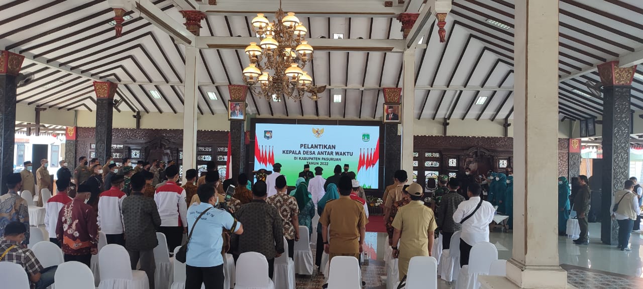 Pelantikan Kades Desa Kepuh Kec Kejayan dan Kades desa GROGOL Kec gondang Wetan